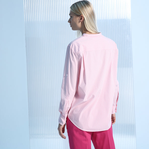BOSS - blusa Befelize - relaxed fit - rosa