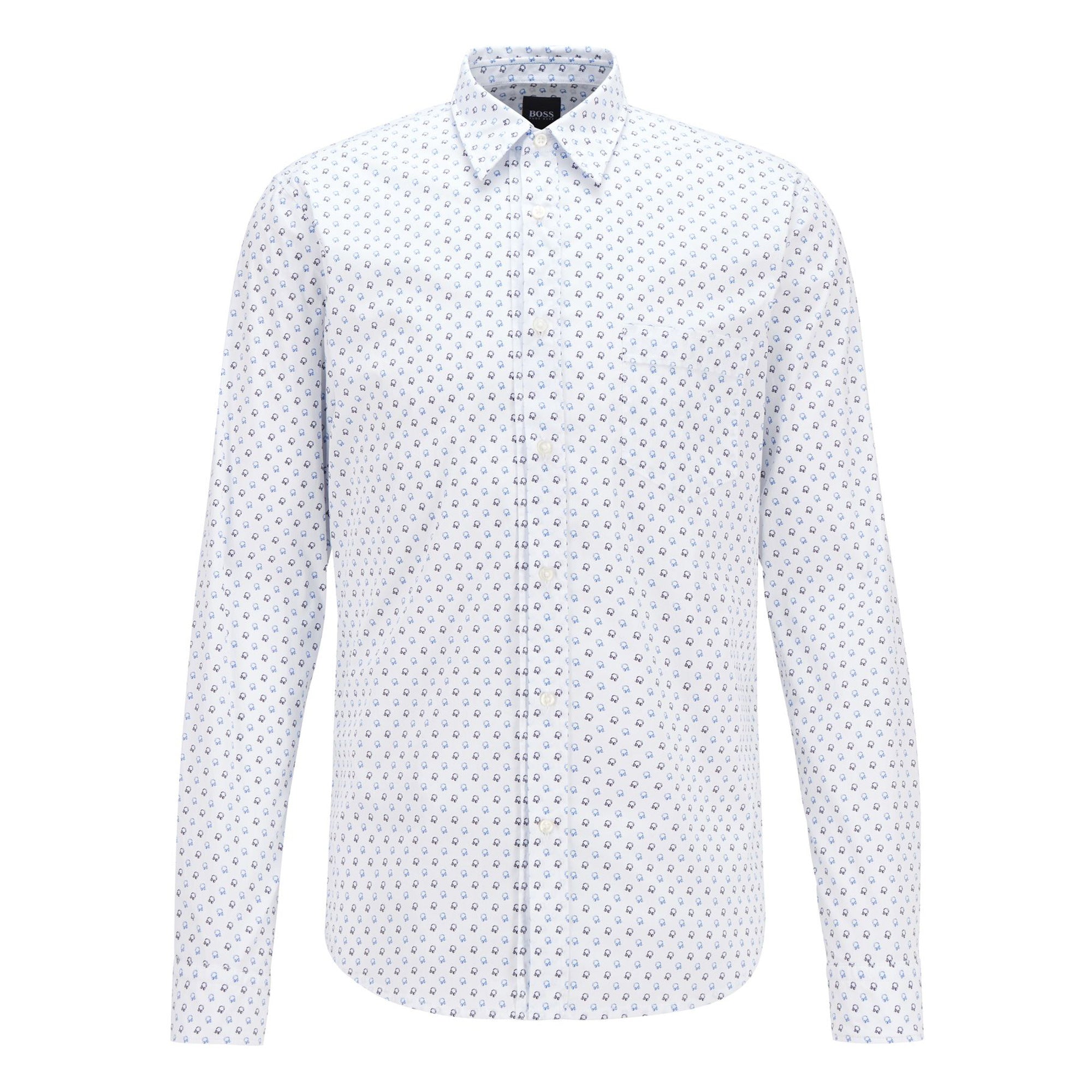 BOSS - camicia Marvyn - fitted cut - bianco