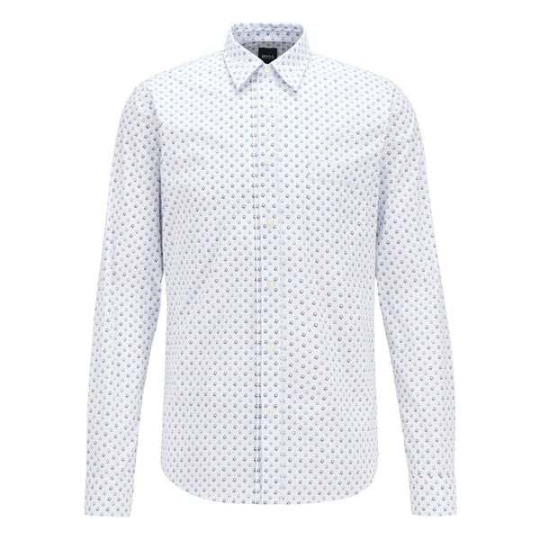 BOSS - camicia Marvyn - fitted cut - bianco