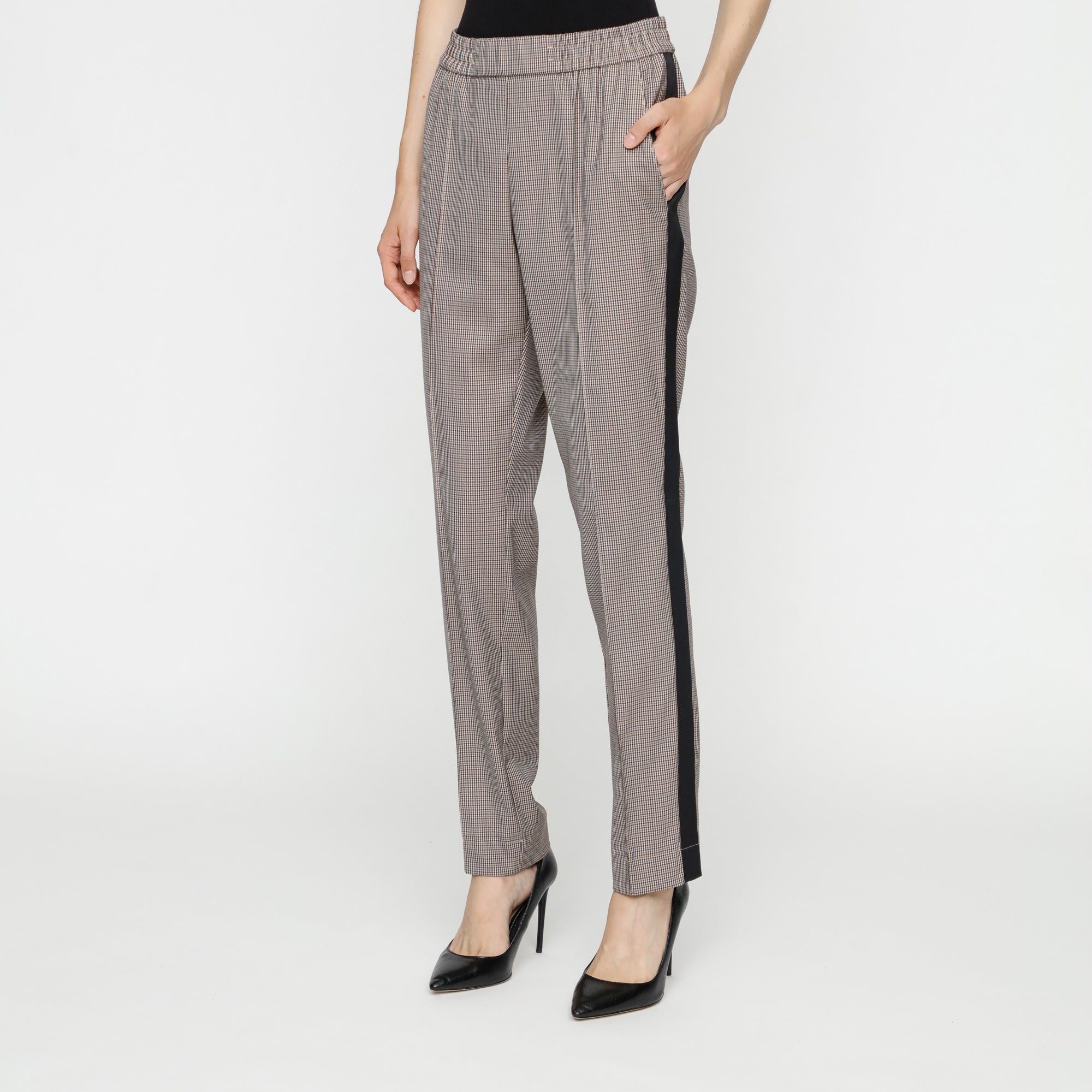 BOSS - pantaloni Tahwa - relaxed fit - multicolore