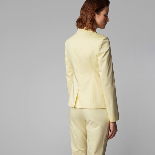 BOSS - Blazer Jaya - cotone - giallo chiaro