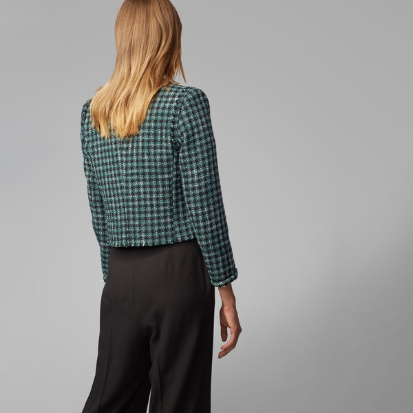 BOSS - Blazer Johella - navy e verde scuro