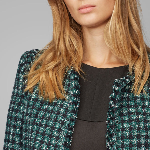 BOSS - Blazer Johella - navy e verde scuro