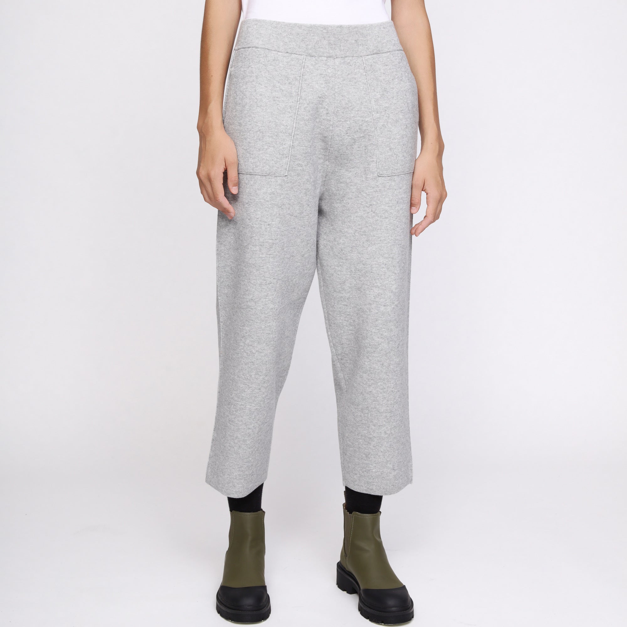 BOSS - Pantaloni Inira - tapered fit - grigio chiaro
