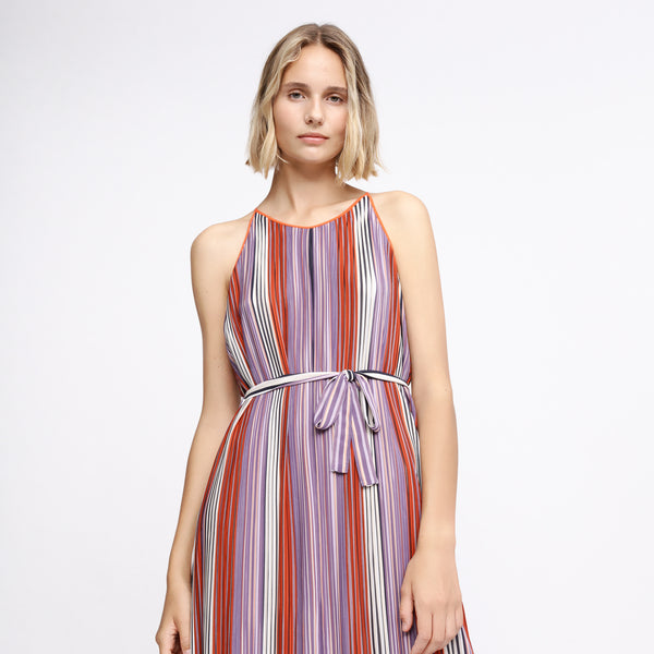 BOSS - abito Ebbona - regular fit e modello chemisier - multicolore