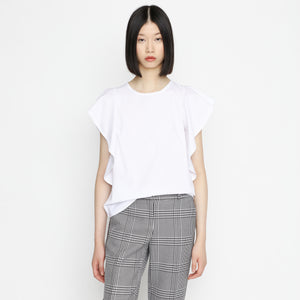 BOSS - blusa Ciguida - tailored fit e regular fit - 100% cotone - bianco