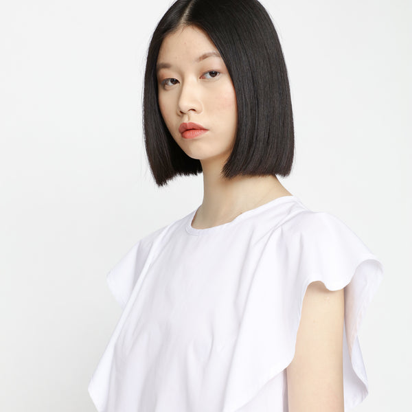 BOSS - blusa Ciguida - tailored fit e regular fit - 100% cotone - bianco