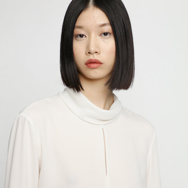 BOSS - blusa Iatus - bianco