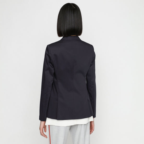 BOSS - blazer Jatinda - slim fit - cotone - blu