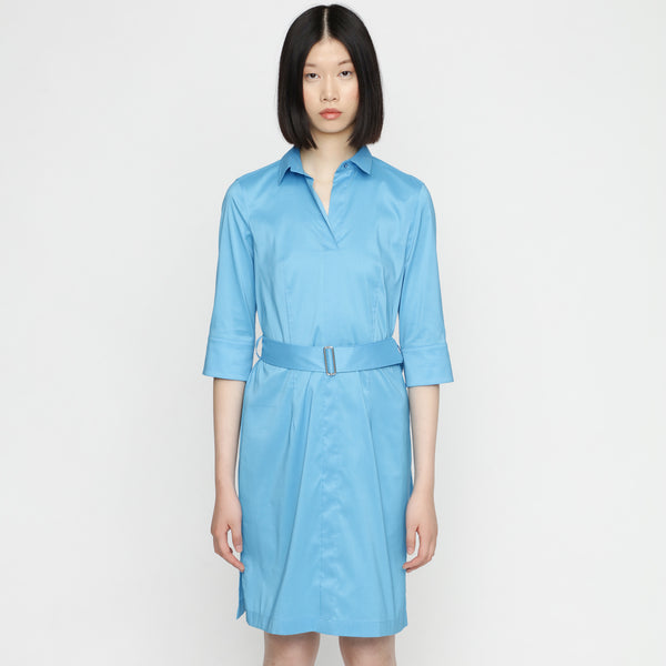 BOSS - abito Daliri - regular fit - collo italiano - blu