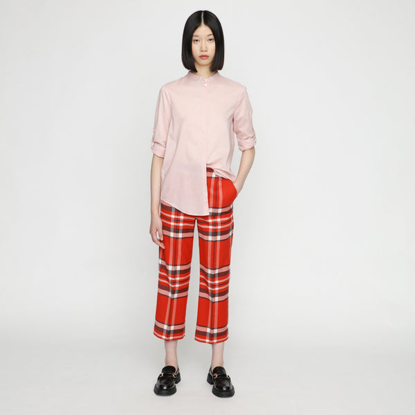 BOSS - blusa Befelize - tailored fit e relaxed fit - rosa pallido