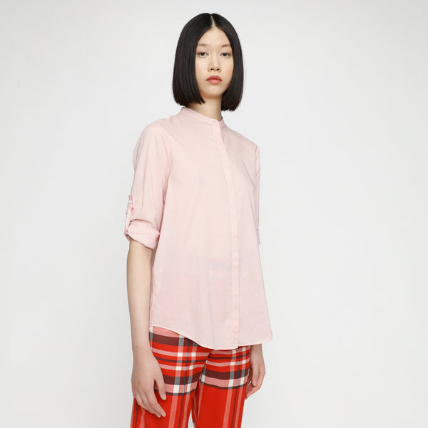 BOSS - blusa Befelize - tailored fit e relaxed fit - rosa pallido