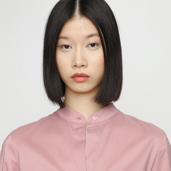 BOSS - blusa Bashila - tailored fit e slim fit - rosa pallido