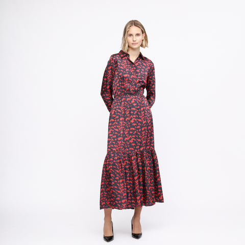 BOSS - abito Desterik - regular fit e modello chemisier - multicolore
