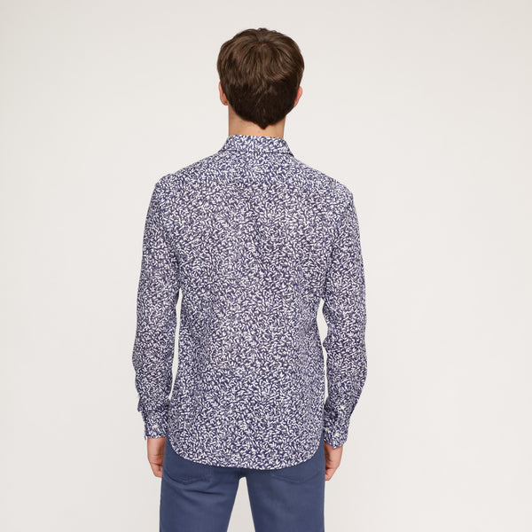 BOSS - camicia Joy - slim fit - navy