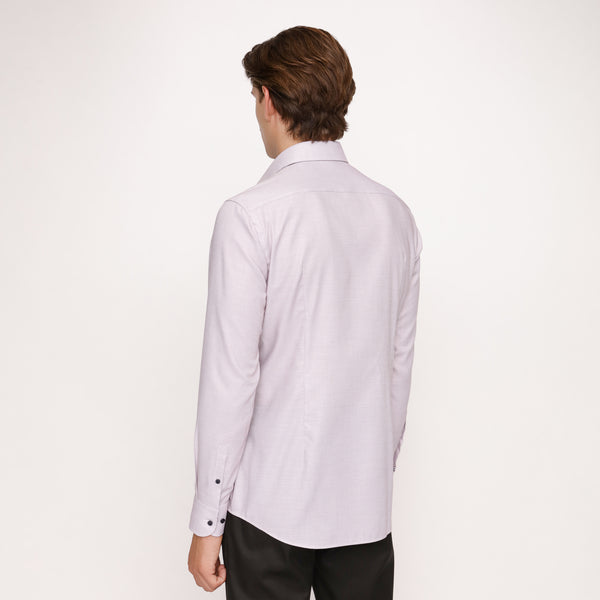 BOSS - Camicia Jorax - slim fit - 100% cotone - rosso pallido