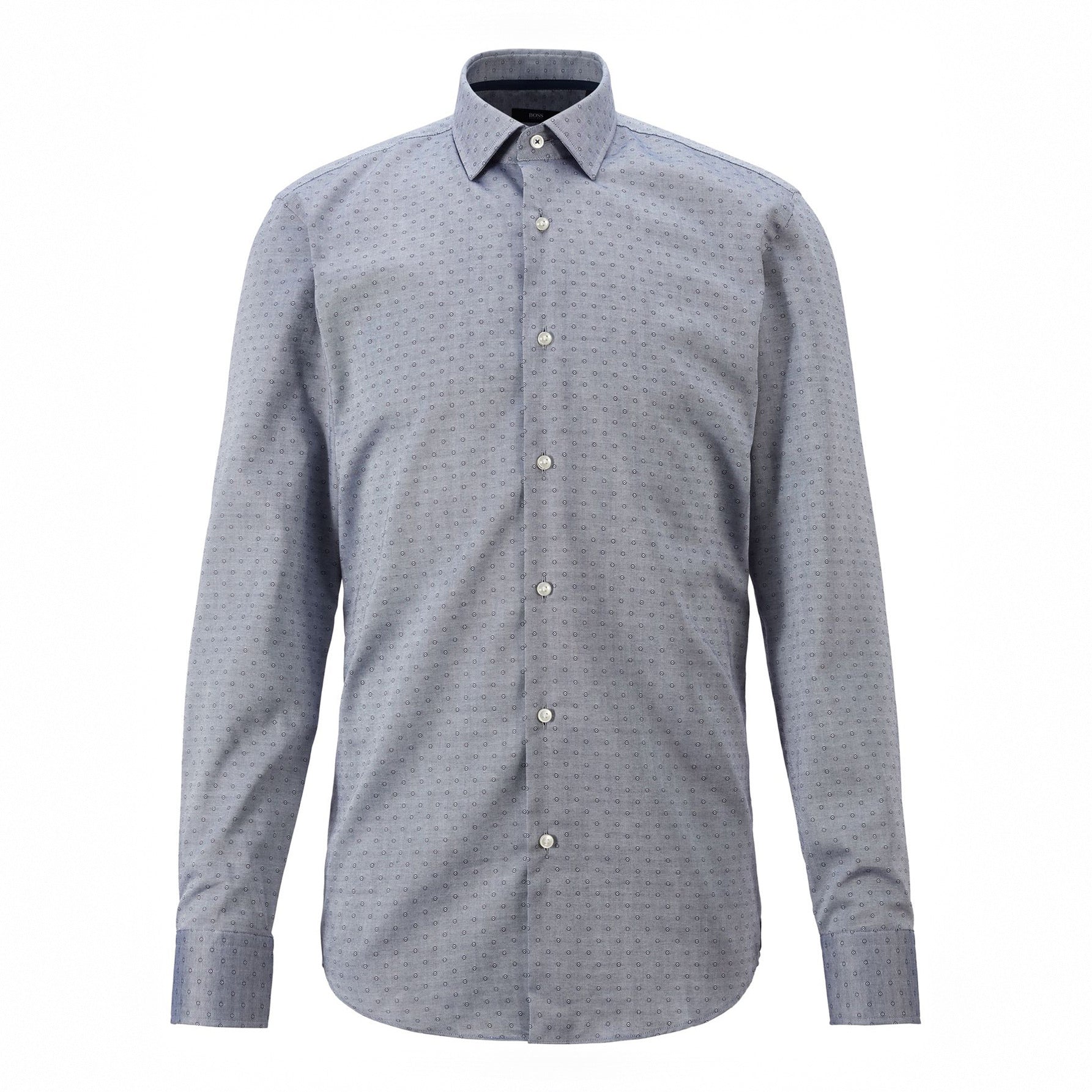 BOSS - Camicia Jango - slim fit - 100% cotone - navy