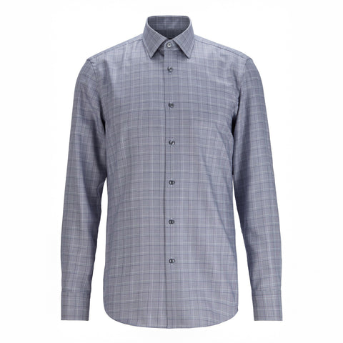 BOSS - camicia Jango - slim fit - navy