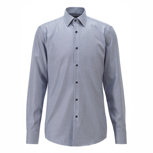 BOSS - camicia Jango - slim fit - navy