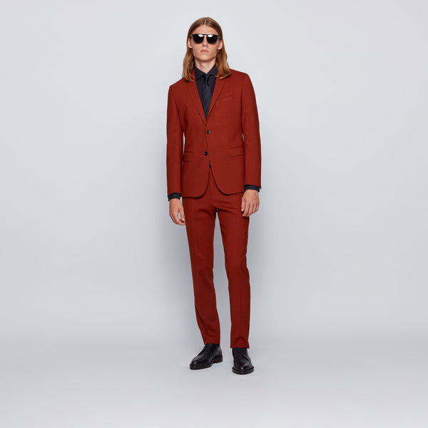 BOSS - camicia Jason - slim fit - 100% cotone - navy