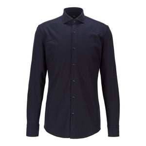 BOSS - camicia Jason - slim fit - 100% cotone - navy