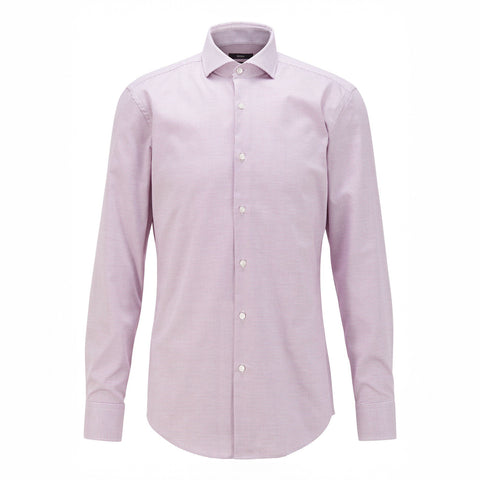 BOSS - camicia Jason - slim fit - 100% cotone - viola