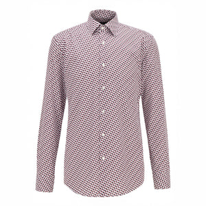 BOSS - camicia Jango - slim fit - 100% cotone - viola