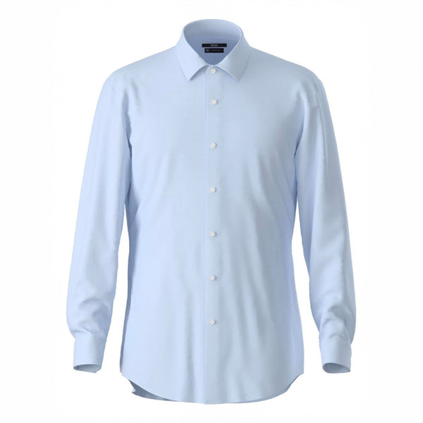 BOSS - camicia Herwing - extra slim fit - blu pallido