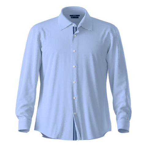 BOSS - Camicia Jango - slim fit - 100% cotone - blu