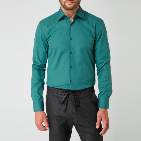 BOSS - Camicia Jango - slim fit - 100% cotone - verde