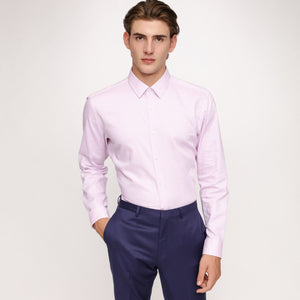 BOSS - camicia Isko - slim fit - 100% cotone - rosa scuro