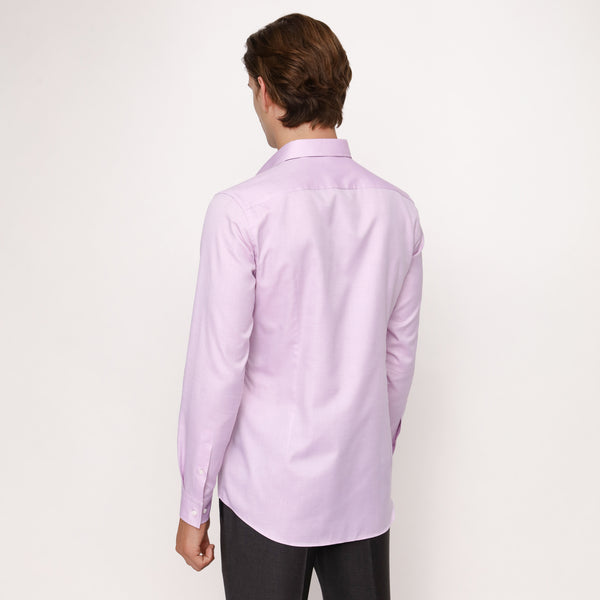 BOSS - camicia Carl - slim fit - 100% cotone - rosa scuro