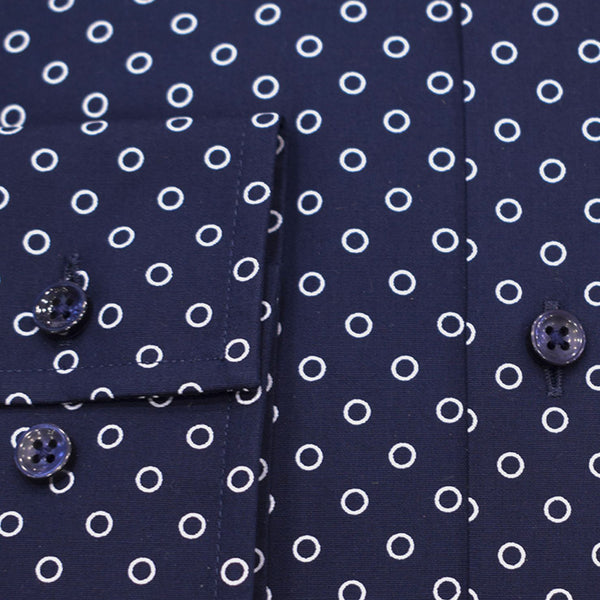 BOSS - Camicia Jango - slim fit - 100% cotone - navy