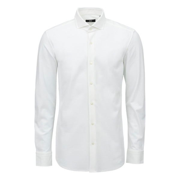 BOSS - Camicia Jason - slim fit - 100% cotone - bianco