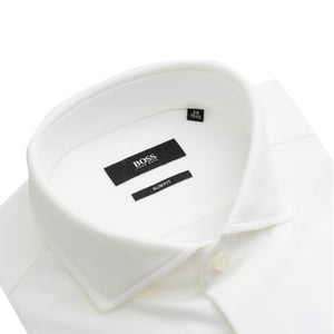 BOSS - Camicia Jason - slim fit - 100% cotone - bianco