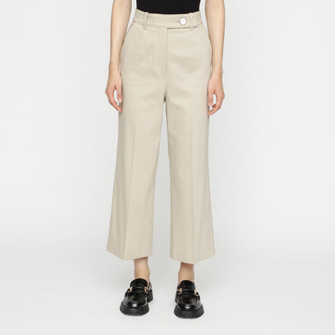 BOSS - pantaloni Tapima - regular fit - cotone - beige