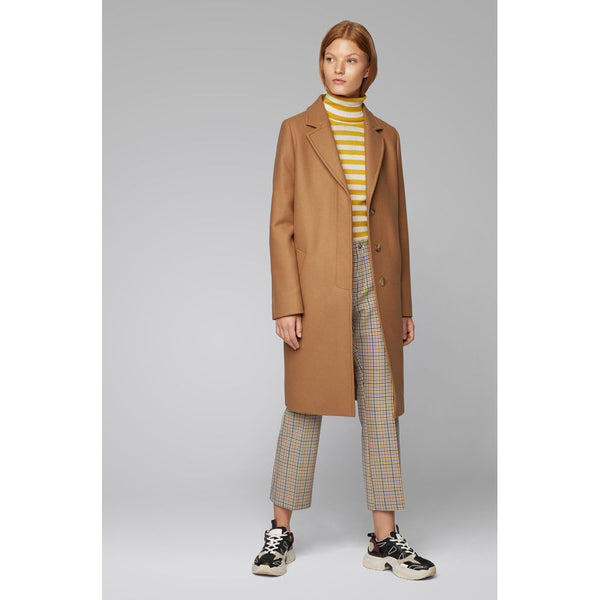 BOSS - Pantaloni Sacaro - regular fit - navy e marrone chiaro