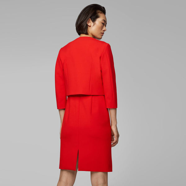 BOSS - Blazer Jikiva - regular fit - rosso