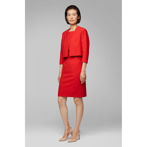 BOSS - Blazer Jikiva - regular fit - rosso