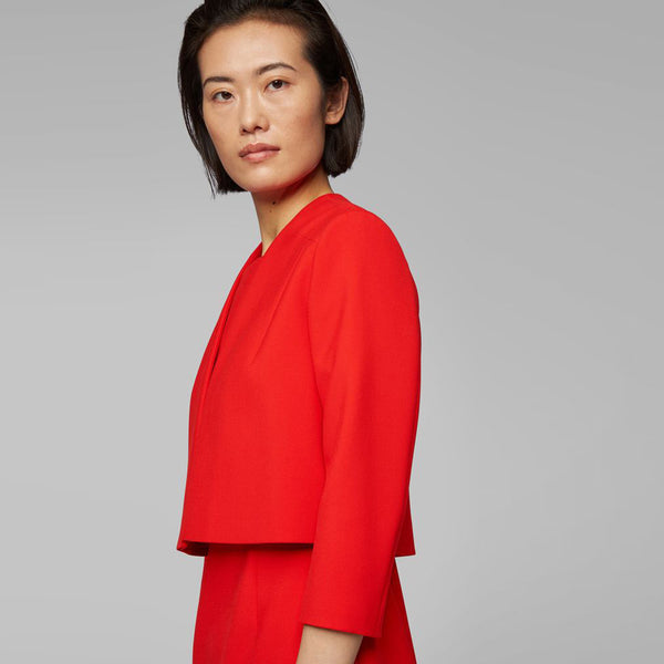 BOSS - Blazer Jikiva - regular fit - rosso