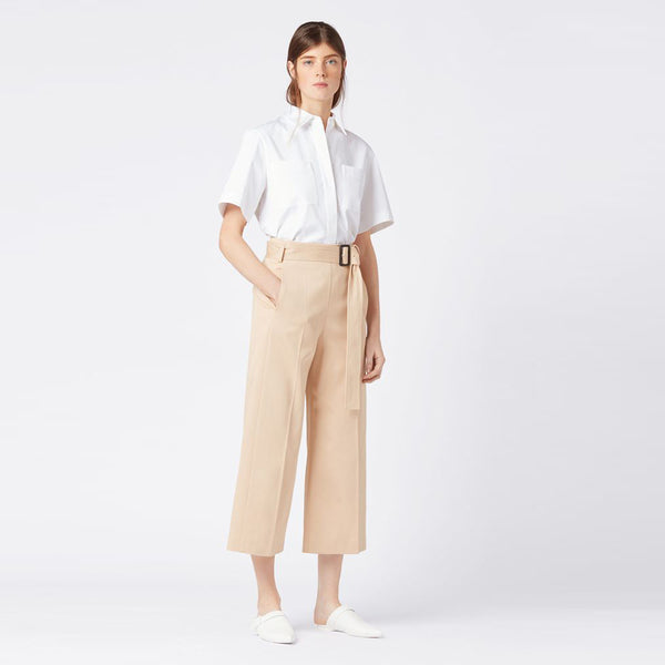 BOSS - Pantaloni Trimie - relaxed fit - 100% cotone - beige