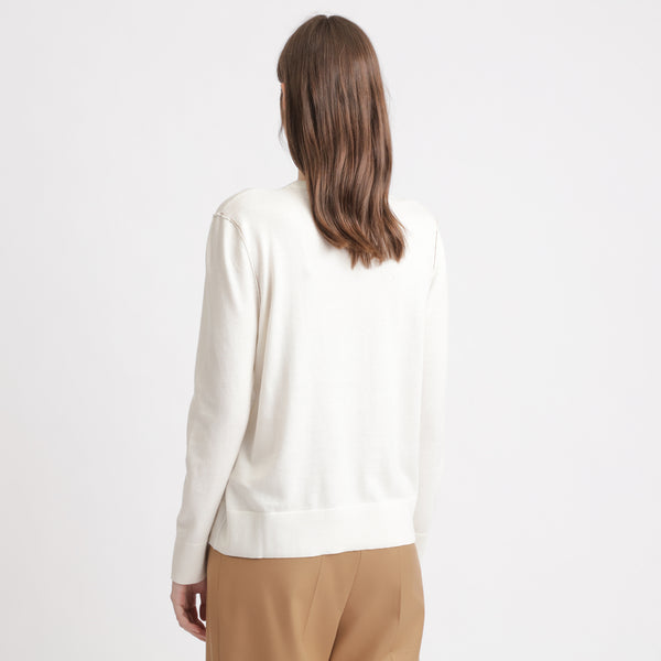 BOSS - Maglia Ibanni - cotone - bianco