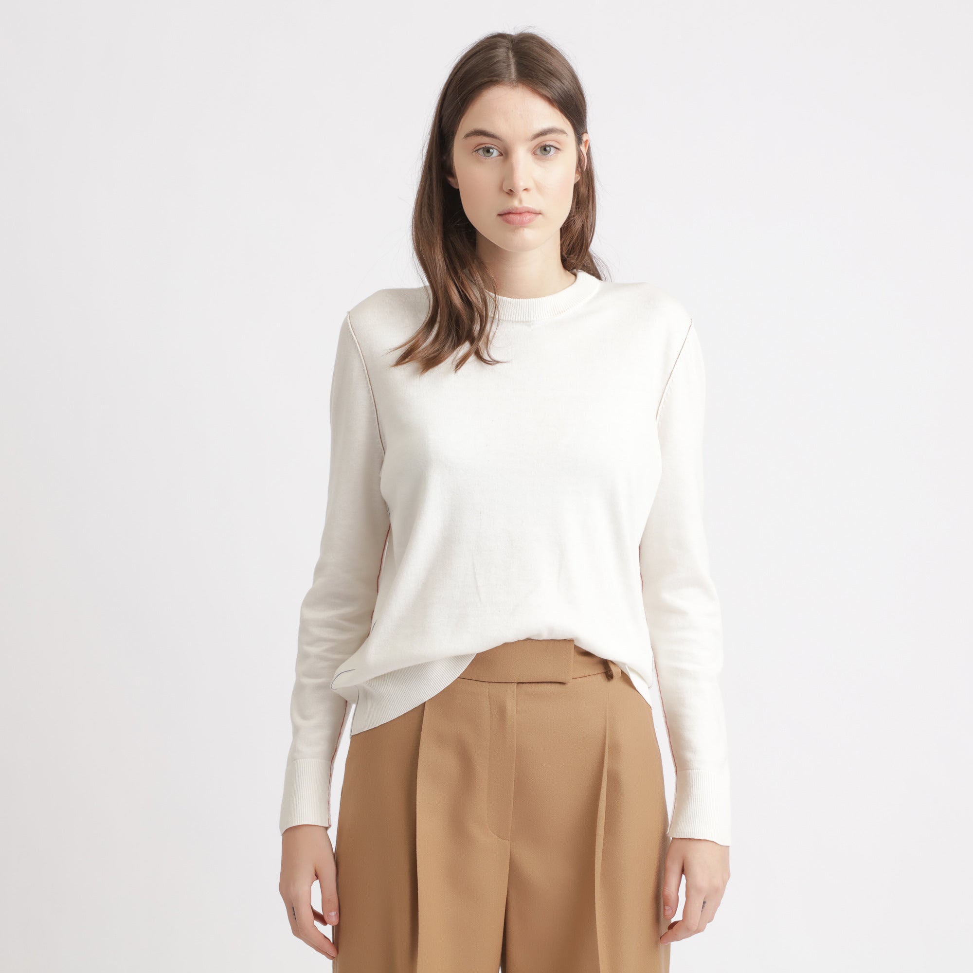 BOSS - Maglia Ibanni - cotone - bianco