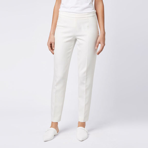 BOSS - Pantaloni Tiluna - regular fit - bianco