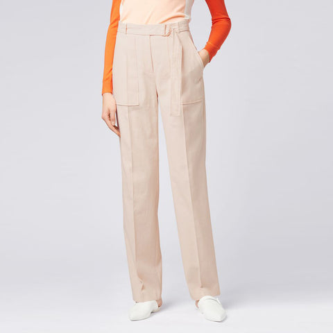BOSS - Pantaloni Tapixara - relaxed fit - arancione