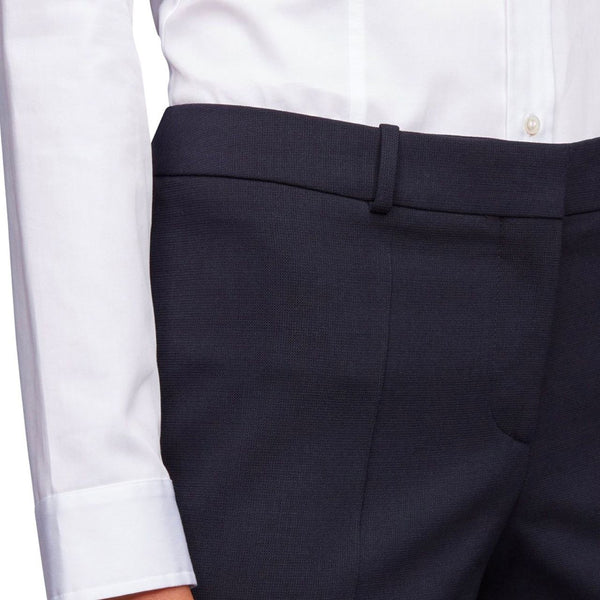 BOSS - Pantaloni Tiluni - slim fit - lana vergine - blu