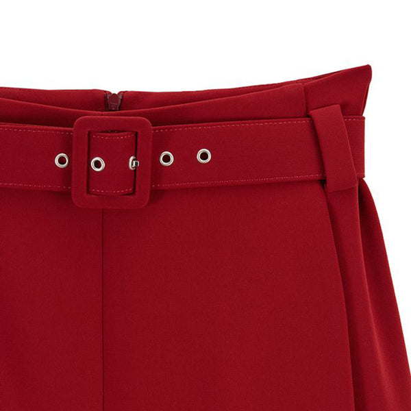 BOSS - Pantaloni Trima - regular fit - rosso scuro