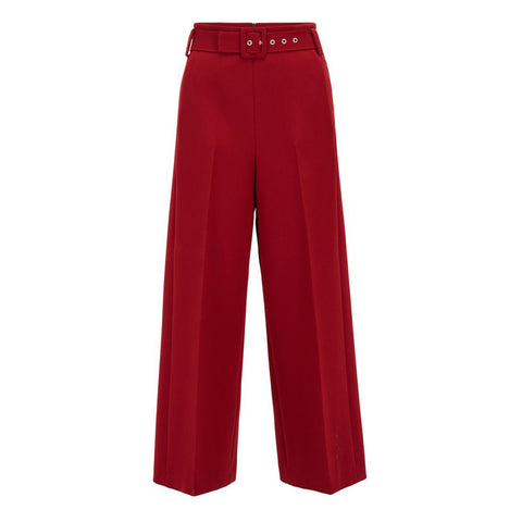 BOSS - Pantaloni Trima - regular fit - rosso scuro