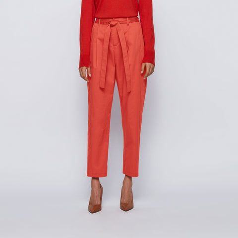 BOSS - Pantaloni Termine - cotone - arancione scuro