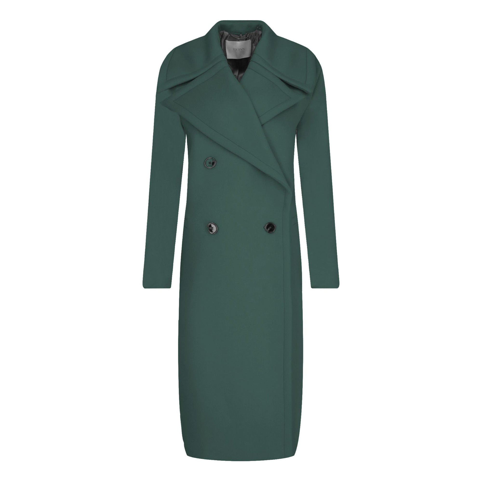 BOSS - Cappotto Ceradona - lana vergine - verde